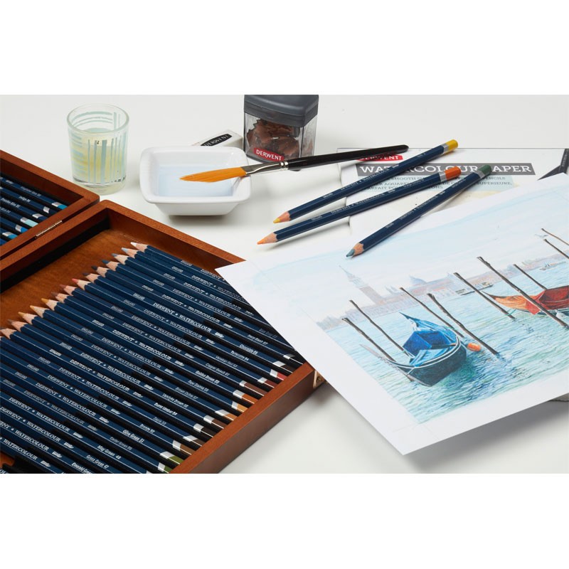 Set 36 creioane acuarela Watercolour Derwent