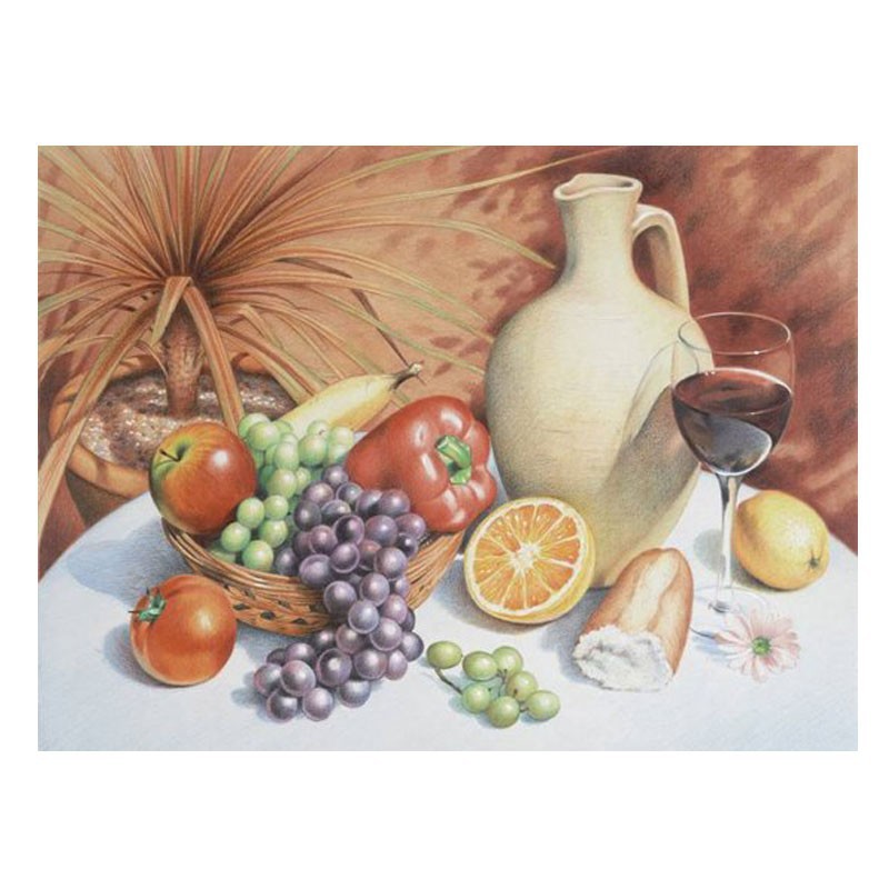 Desen pe numere Fruit Reeves