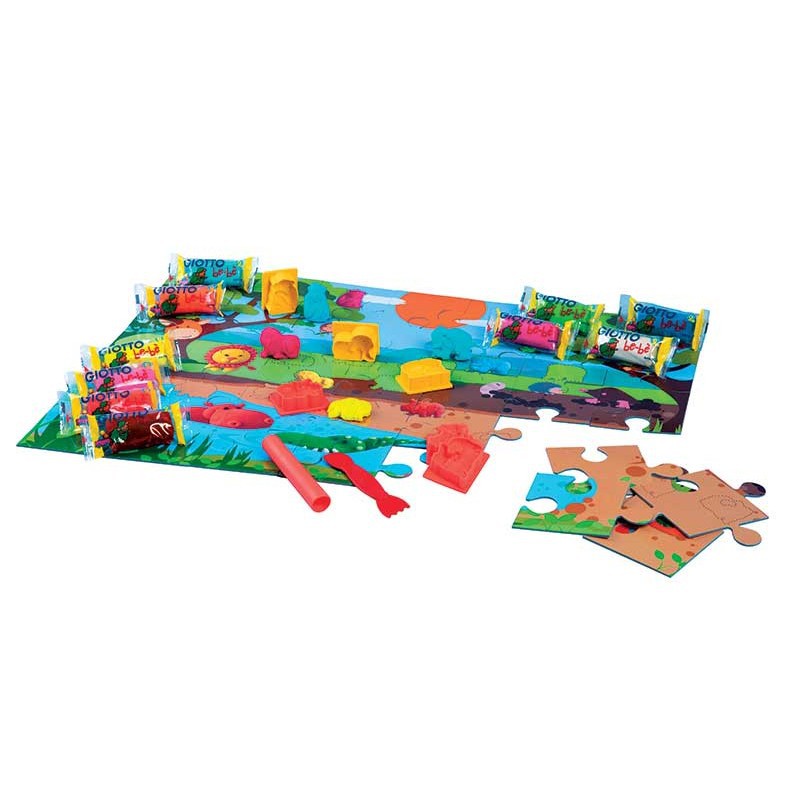 Set modelaj si puzzle Giotto BeBe