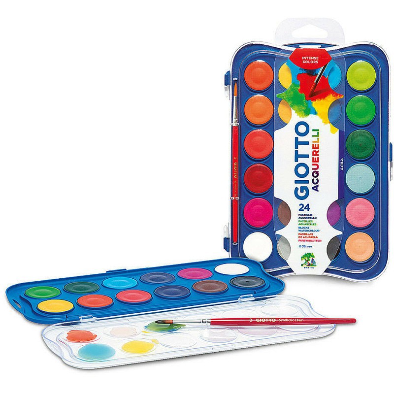 Set 24 pastile acuarela Giotto
