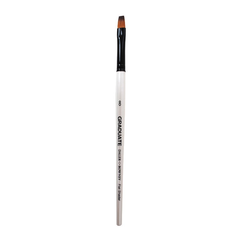 Pensula sintetic lata nr. 8 Flat Shader Daler Rowney