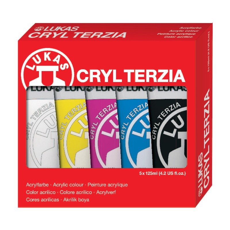 Set 5x125ml culori acrilice Terzia Lukas