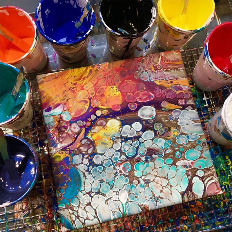 Mediu acrilic pouring Lukas