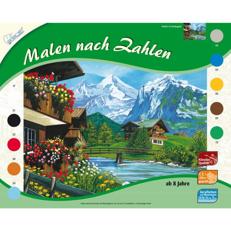Pictura pe numere Peisaj montan