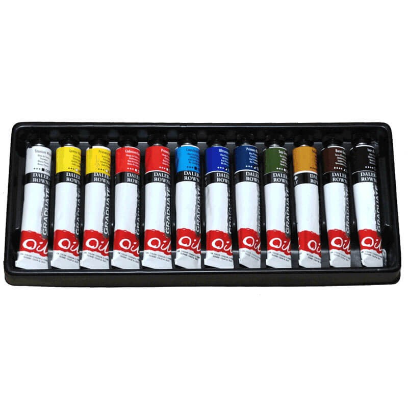 Set 12x22ml culori ulei Graduate Daler Rowney