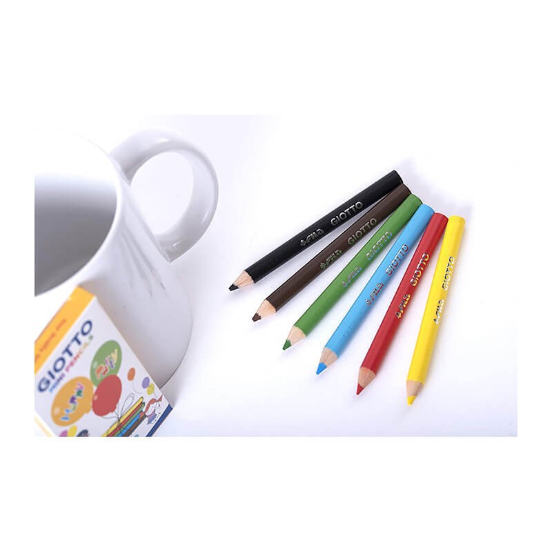 Set 6 mini creioane colorate Party Gift Giotto