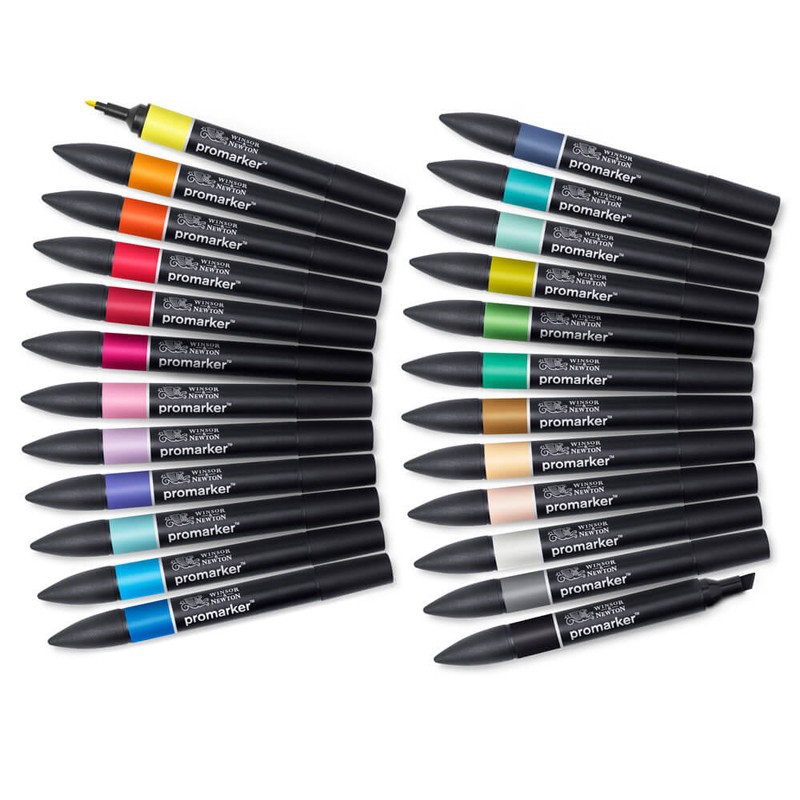 Trusa 24 Promarkere Arts&Illustration Winsor & Newton