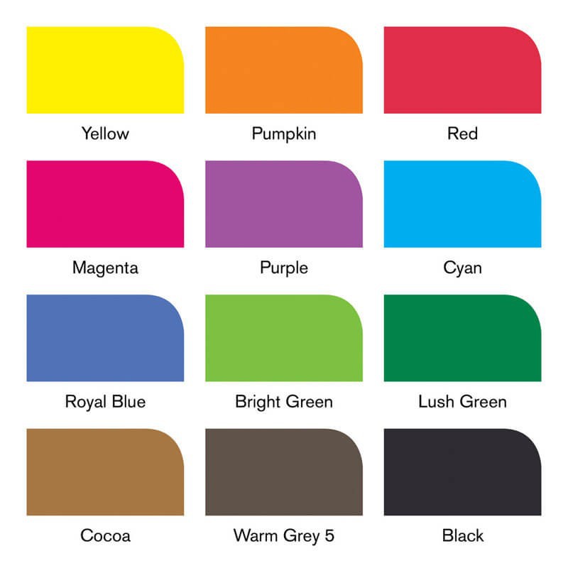 Set 12+1 Promarker Brush Vibrant Tones Winsor & Newton