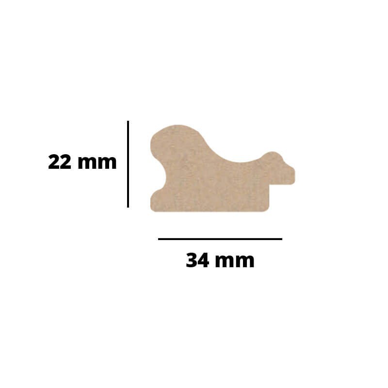 Profil rama plastic OZL3707