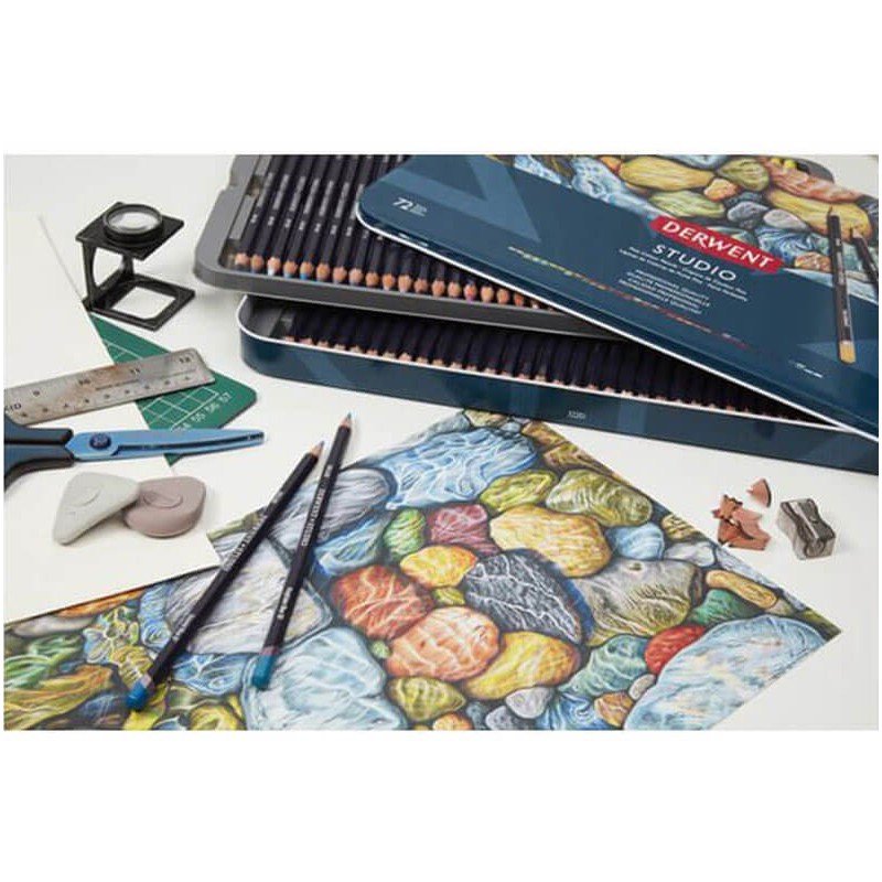 Set 24 creioane colorate Studio Derwent