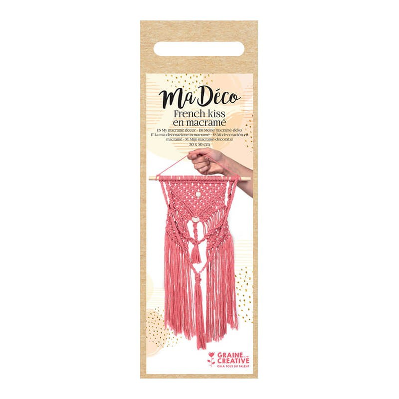 Kit macrame Decor 30x50 cm Graine Creative