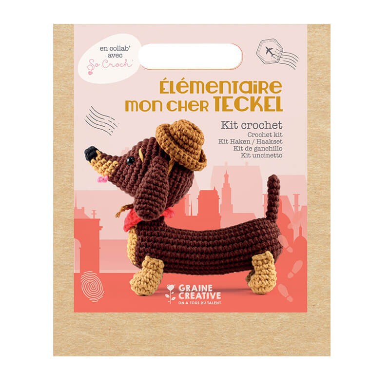 Kit amigurumi Teckel Graine Creative