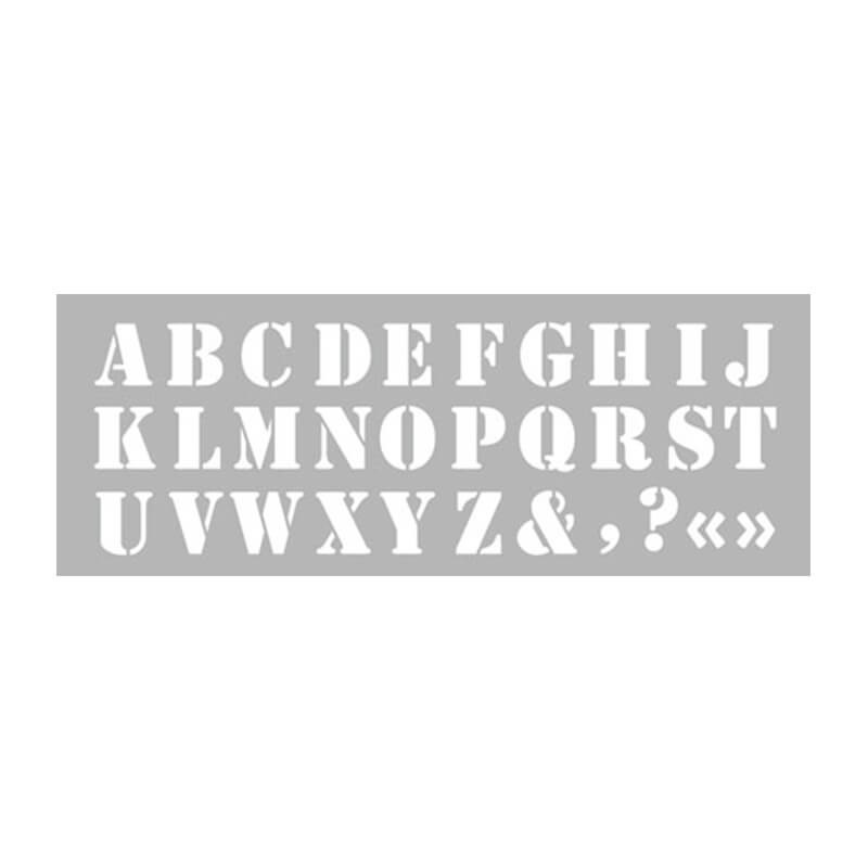 Sablon 15X40 alfabet Graine Creative
