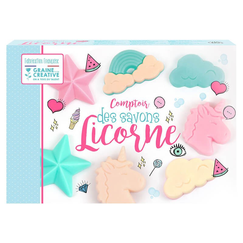 Kit sapun unicorn Graine Creative