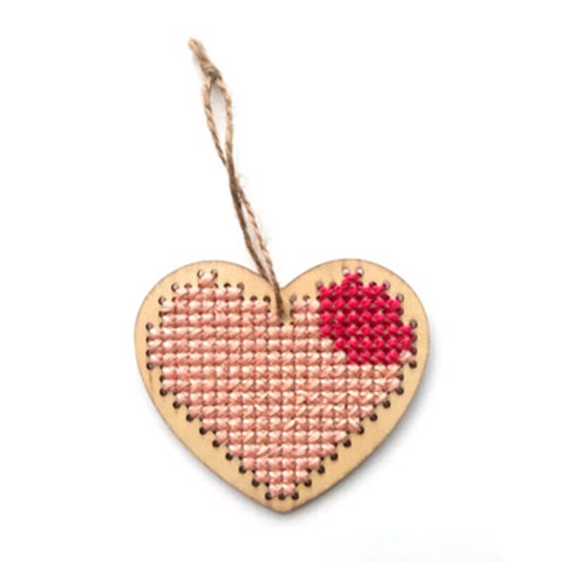 Lemn brodare coeur Graine Creative