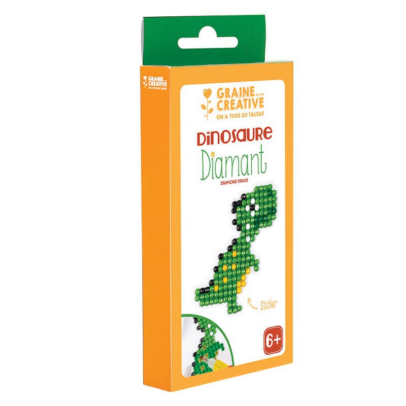 Kit mozaic diamant dinozaur Graine Creative