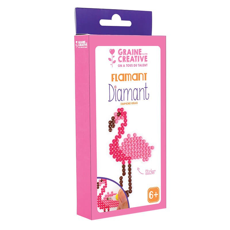 Kit mozaic diamant flamingo Graine Creative