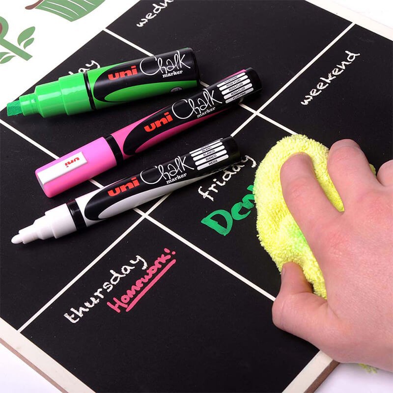 Marker creta lichida 8mm PWE-8K Uni Chalk