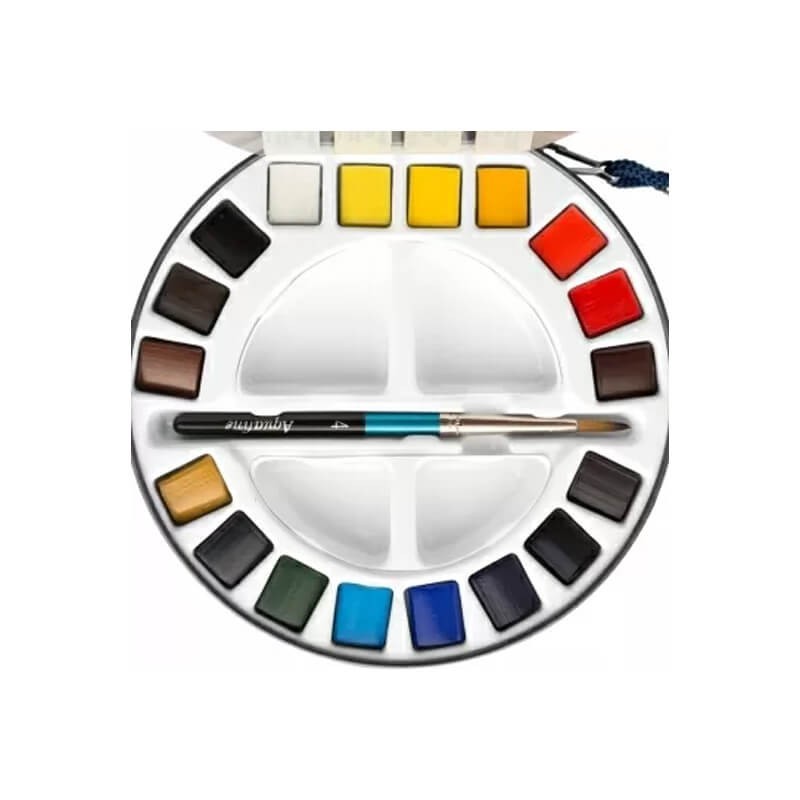 Set 18 culori godete Aquafine Travel Tin Daler Rowney