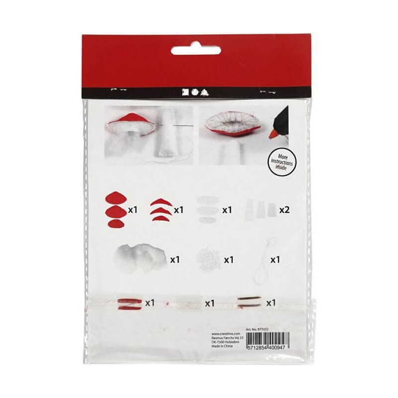 Kit mini creativ Craciun ciuperca 1