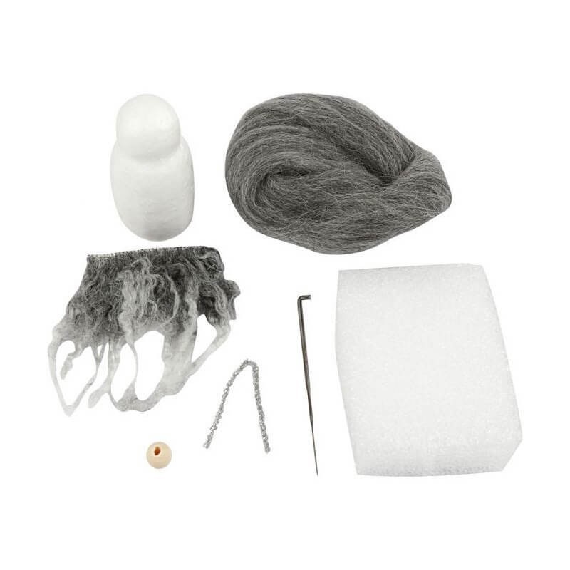 Kit mini creativ Craciun elf cu palarie
