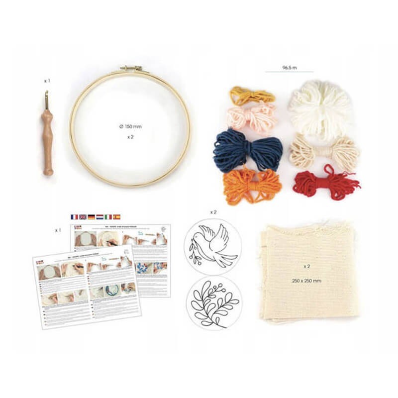 Kit broderie punch needle Diptyque Graine Creative