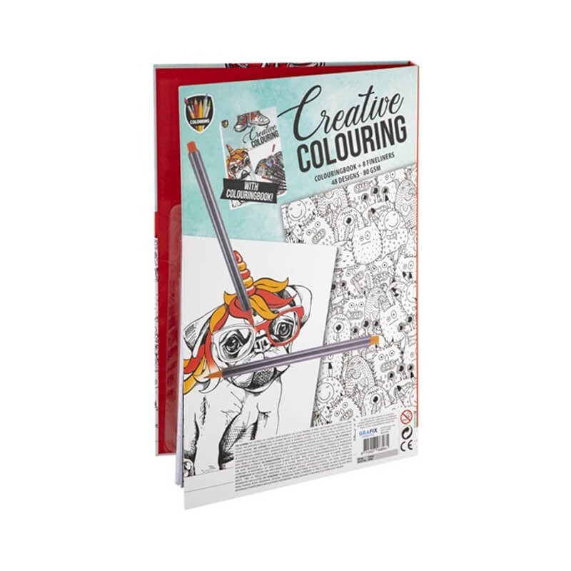 Carte colorat cu 8 linere copii model 2
