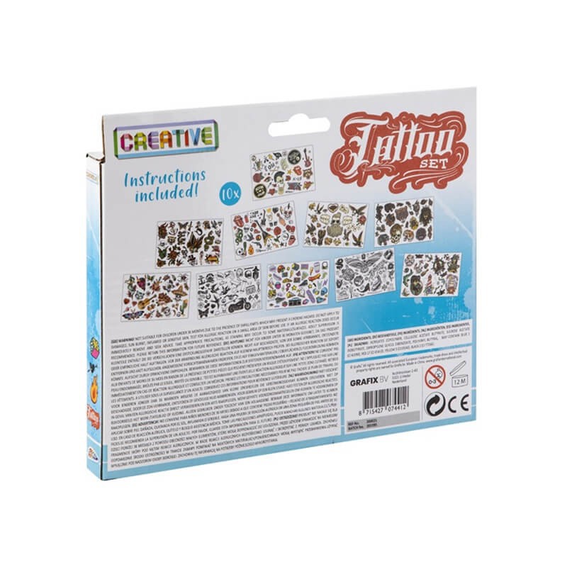 Set 10 coli tatuaje