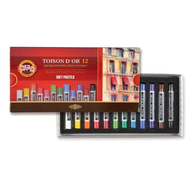 Set 12 pastel uscat Toison D'OR KOH-I-NOOR