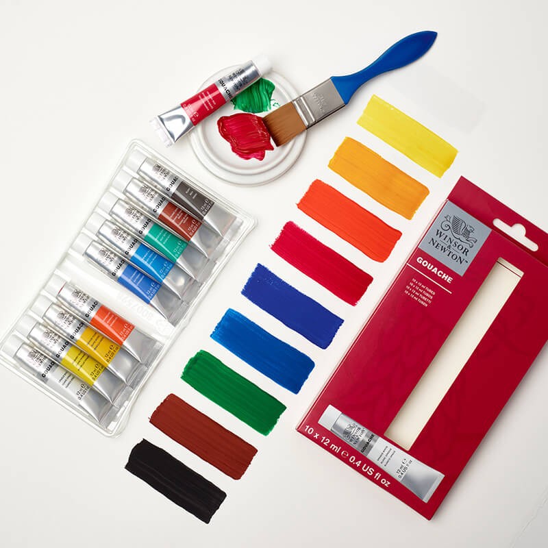 Set 10x12ml guasa Winsor Newton
