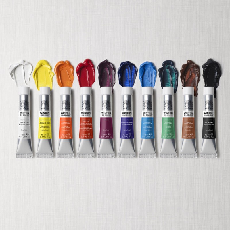 Set 10x12ml culori ulei Winton Winsor Newton