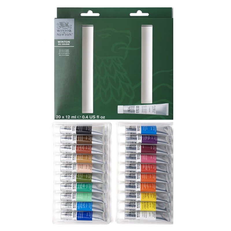 Set 20x12ml culori ulei Winton Winsor Newton