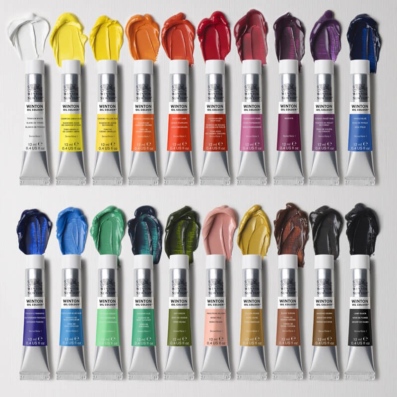 Set 20x12ml culori ulei Winton Winsor Newton
