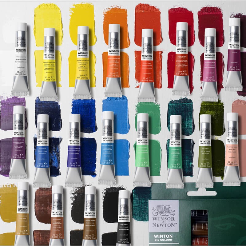 Set 20x12ml culori ulei Winton Winsor Newton
