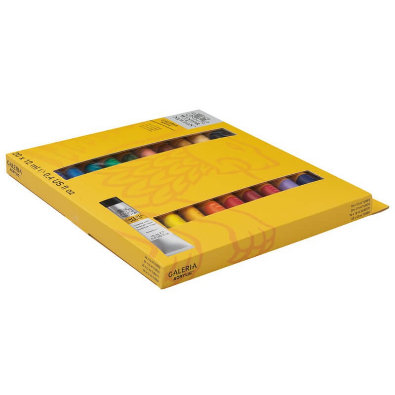 Set 20x12ml culori acrilice Galeria Winsor Newton