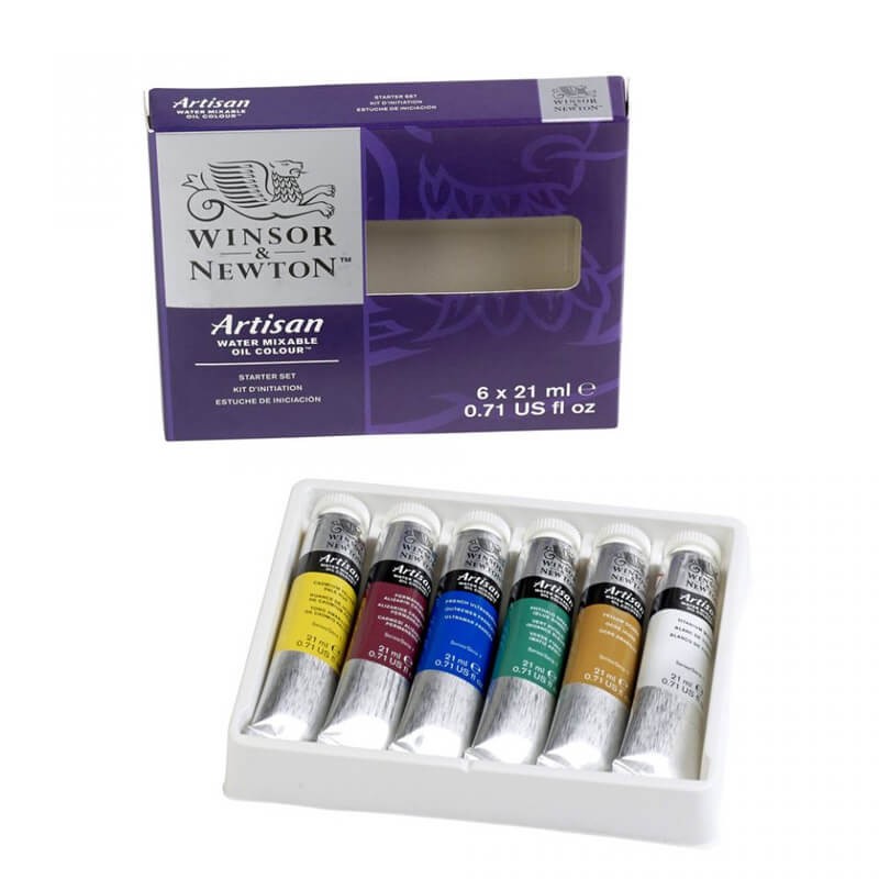 Set 6x21ml culori ulei Artisan Water Mixable Winsor Newton