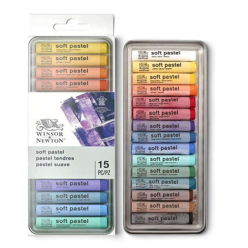 Set 15 pastel soft Winsor Newton