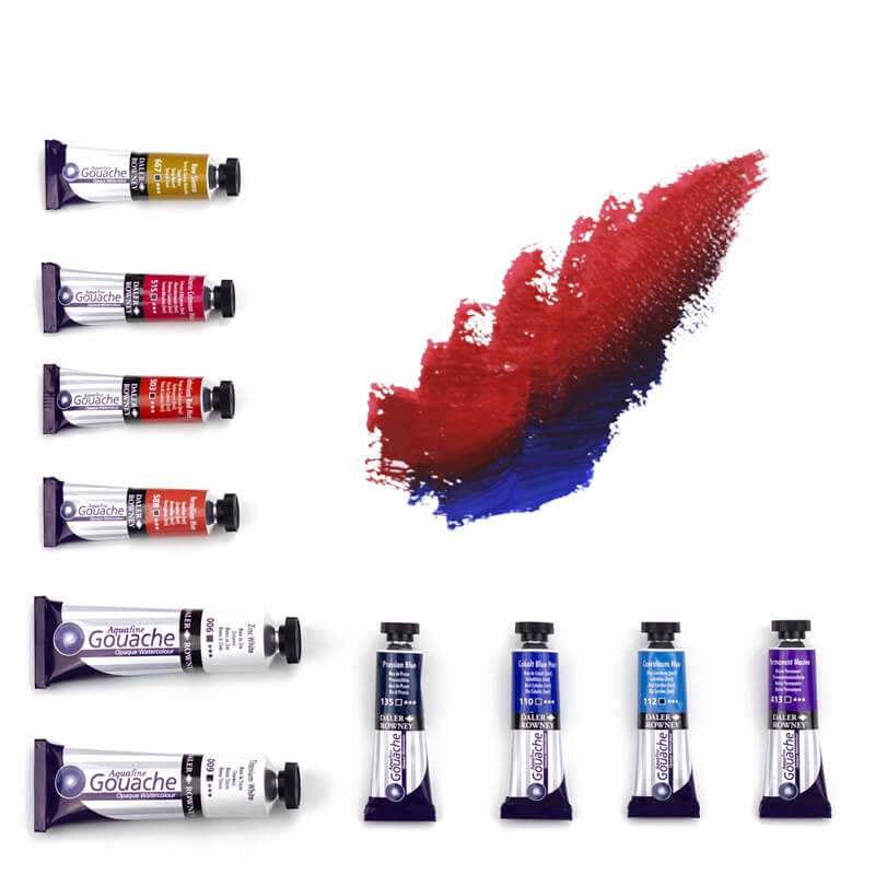 Culori gouache Aquafine Daler Rowney
