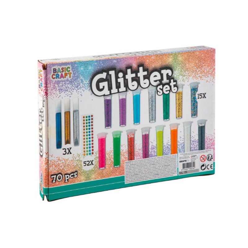 Set 70 glitter pulbere Grafix