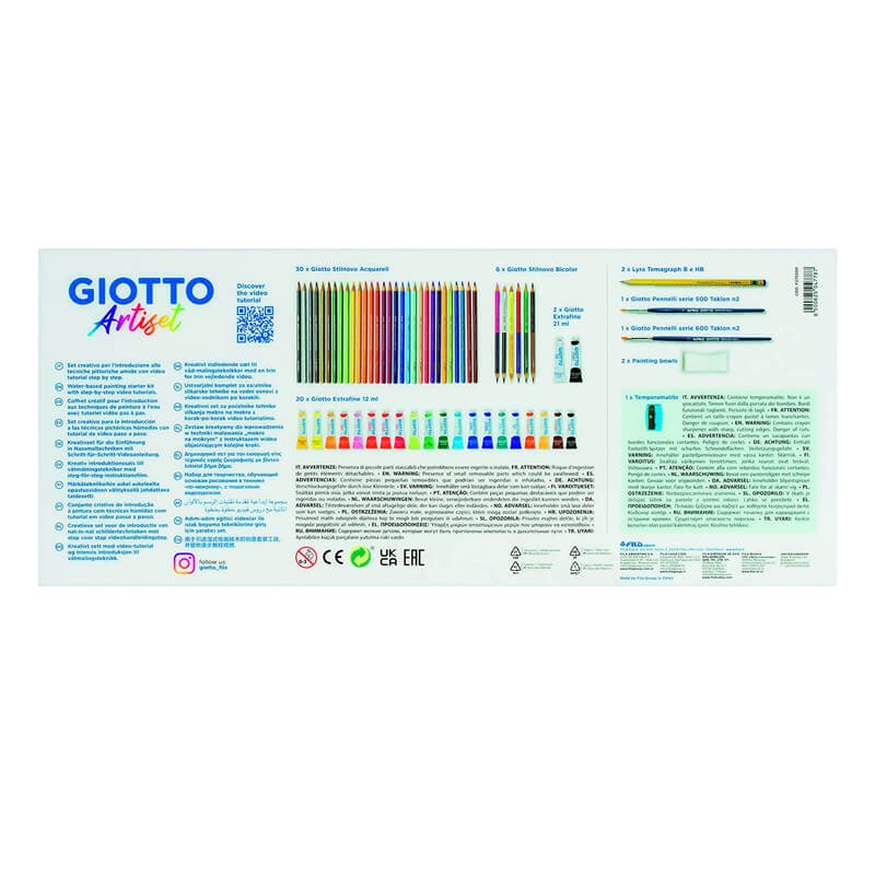 Set complet desen si pictura Artiset Giotto