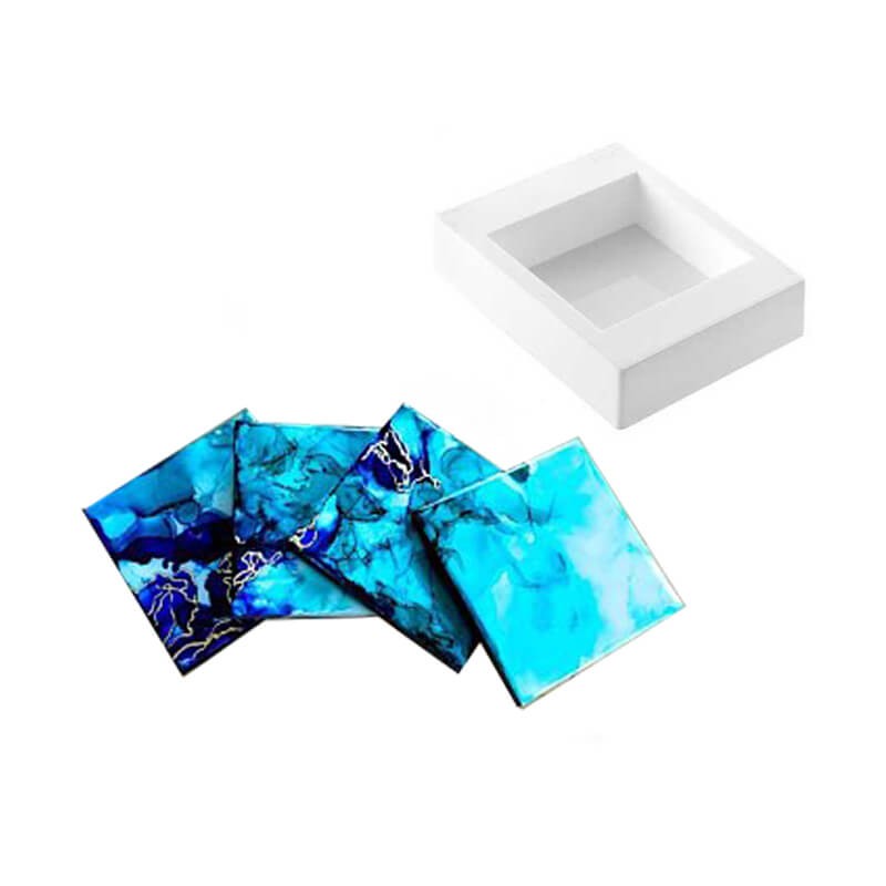 Matrita silicon suport pahar dreptunghi Resin Pro