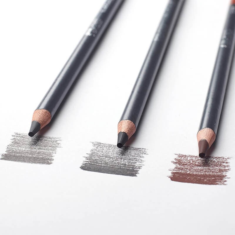 Set 5 creioane carbune schita Medium Winsor Newton