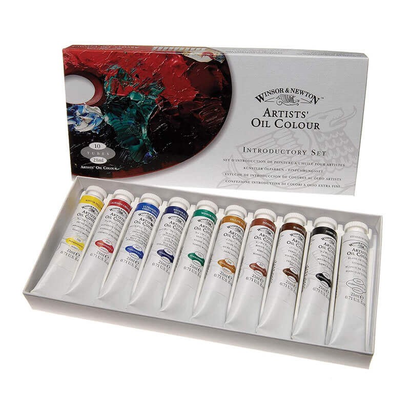 Set 10x21ml culori ulei Winsor Newton