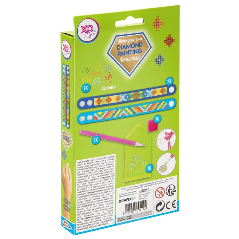 Set bratara brodata diamante Green Grafix