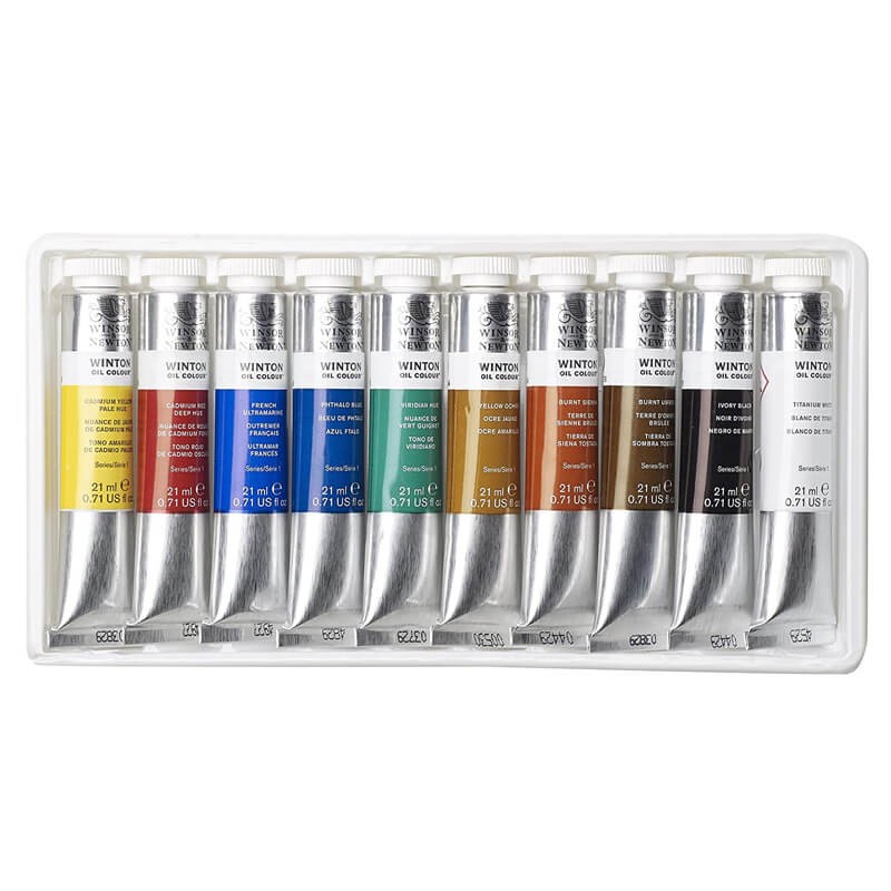 Set 10x21ml culori ulei Winton Winsor Newton