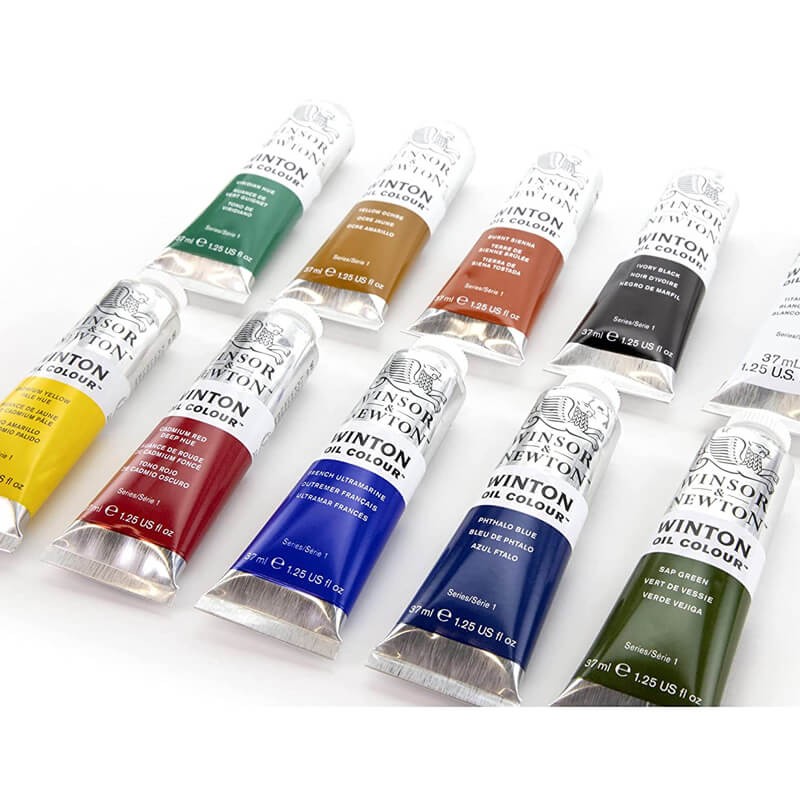 Set 10x37ml culori ulei Winton Winsor Newton