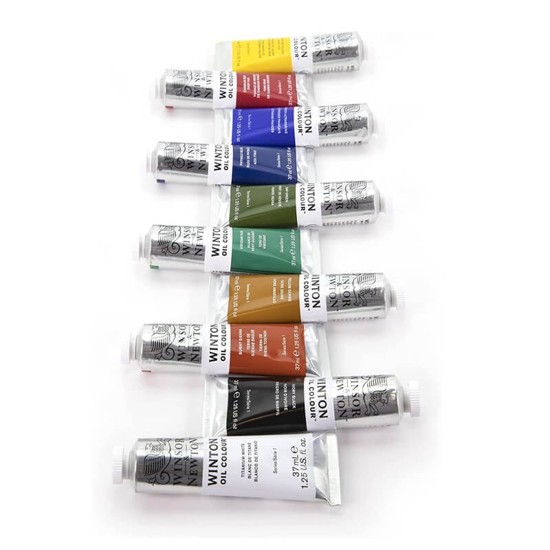 Set 10x37ml culori ulei Winton Winsor Newton