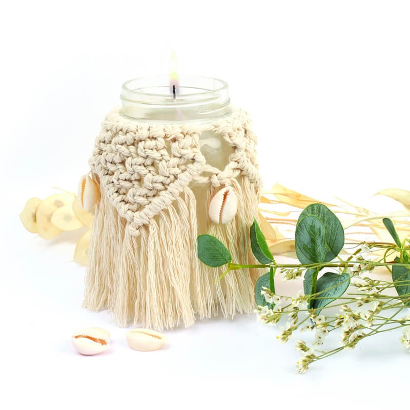 Kit lumanari macrame
