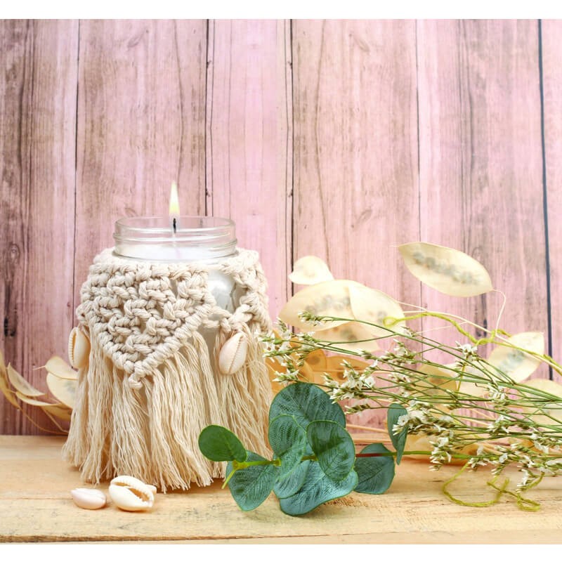 Kit lumanari macrame