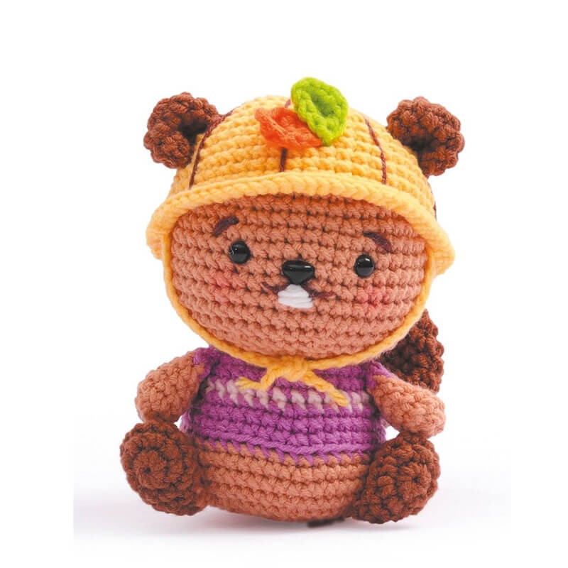 Kit amigurumi castor